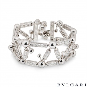 Bvlgari White Gold Fireworks Diamond Bracelet Bvlgari White Gold Fireworks Diamond Bracelet